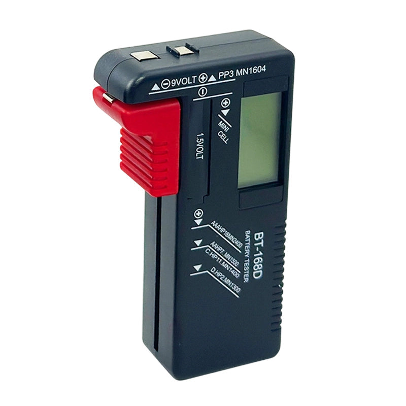 Hordozható digitális akkumulátor állapot ellenőrző műszer AA/AAA/9V elemekhez | BATTERY TESTER