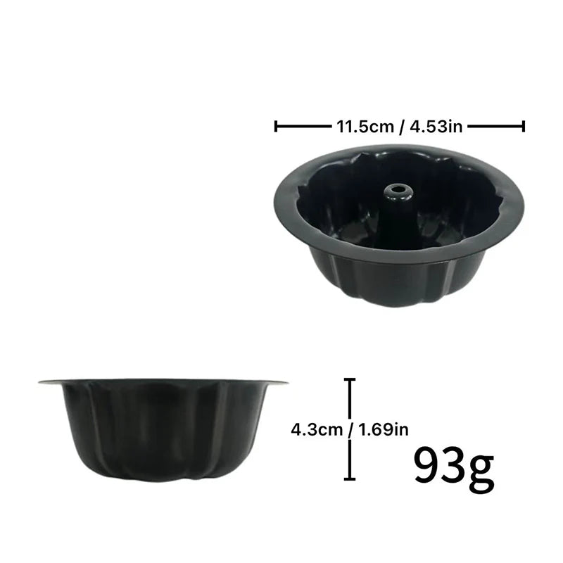 🌿🌿Mini tök alakú, szénacélból készült tortaforma