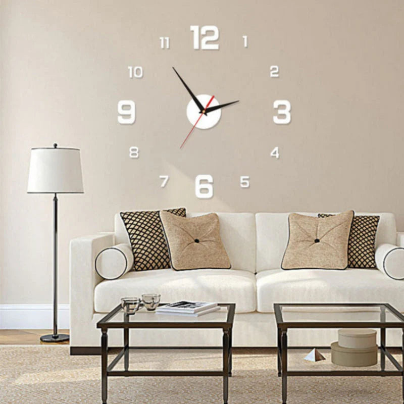 🕐✨3D-s világító akril falióra DIY-készlet