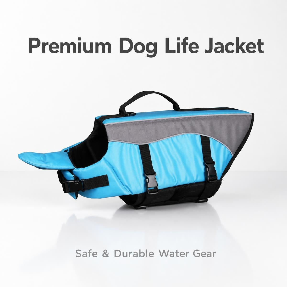 🐾 Állítható pántos kutya úszó mentőmellény | LIFE VEST