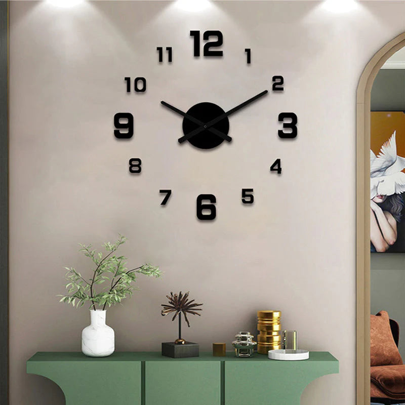 🕐✨3D-s világító akril falióra DIY-készlet