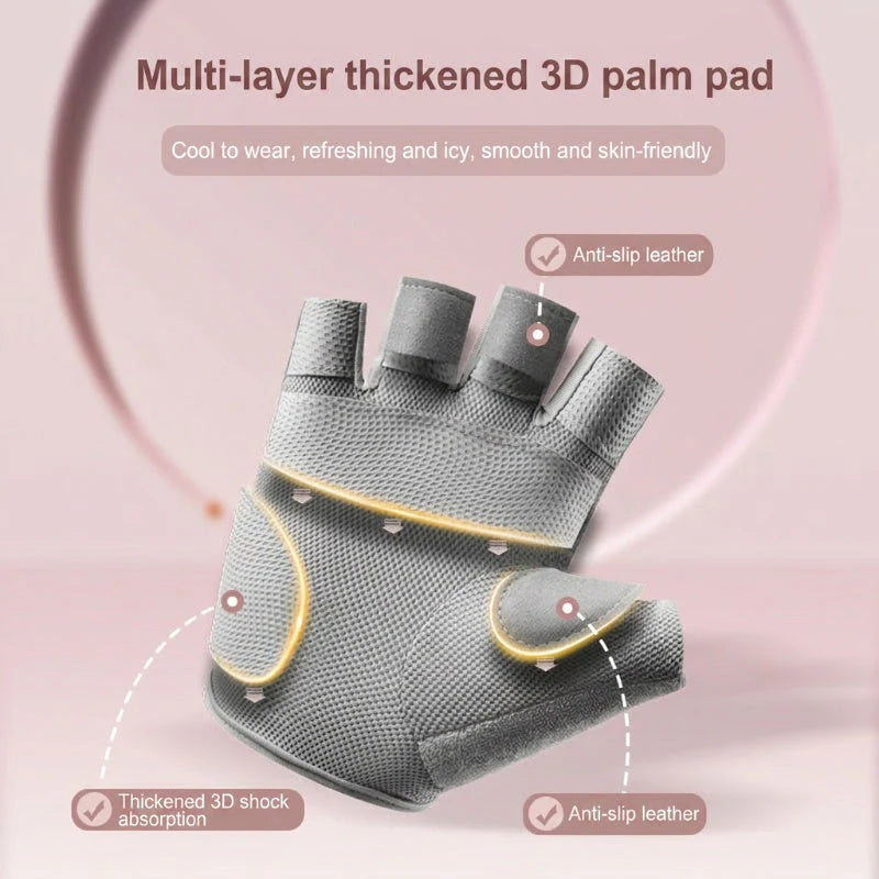 🧤 Légáteresztő, csúszásgátló edzőkesztyű – teljes tenyérvédelem, ergonómikus párnázás – utánvéttel ✨