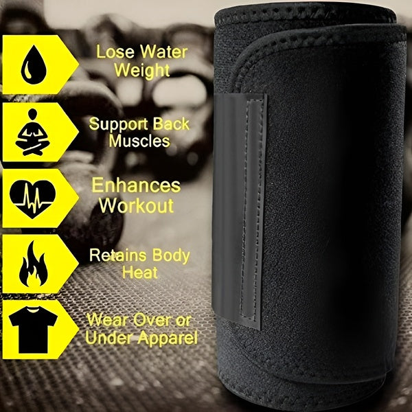 🔥Félárú akció🏷🔥 Hőtároló fitnesz öv – gyors zsírégetés, deréktámasz