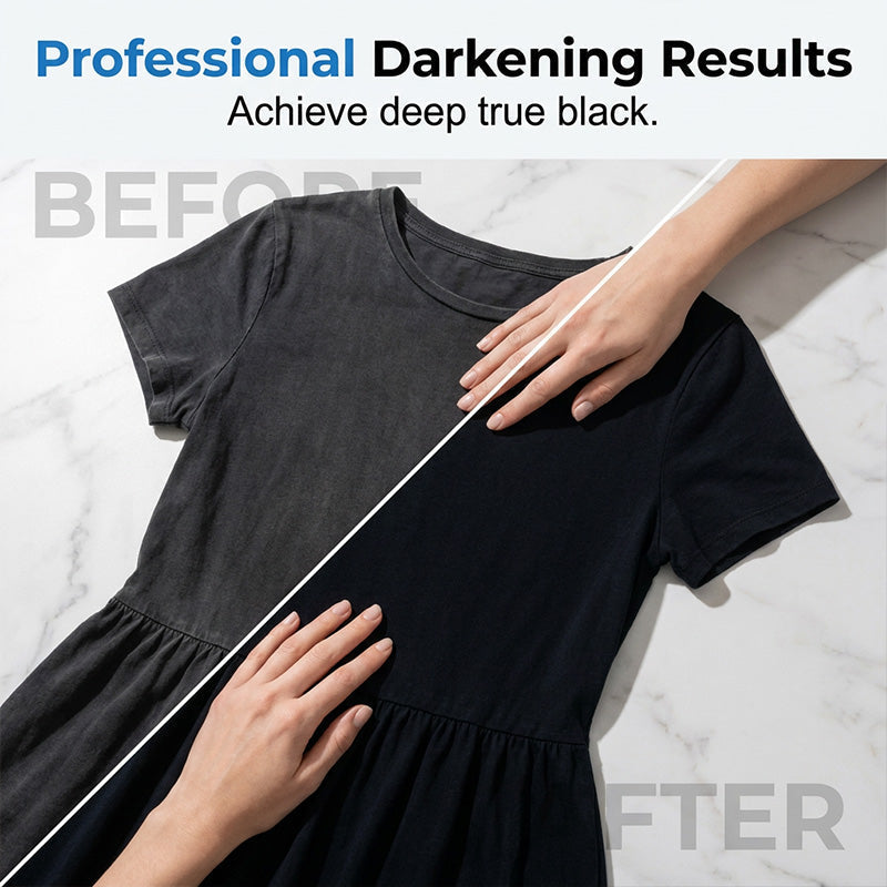 🖤Ultra-Black ruházati feketítő lapka, amely visszaállítja a ruhák eredeti színét 👖⚫