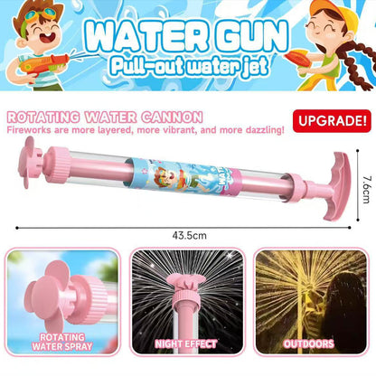 🌊🌈Színes szivárványos LED-es vízipisztoly