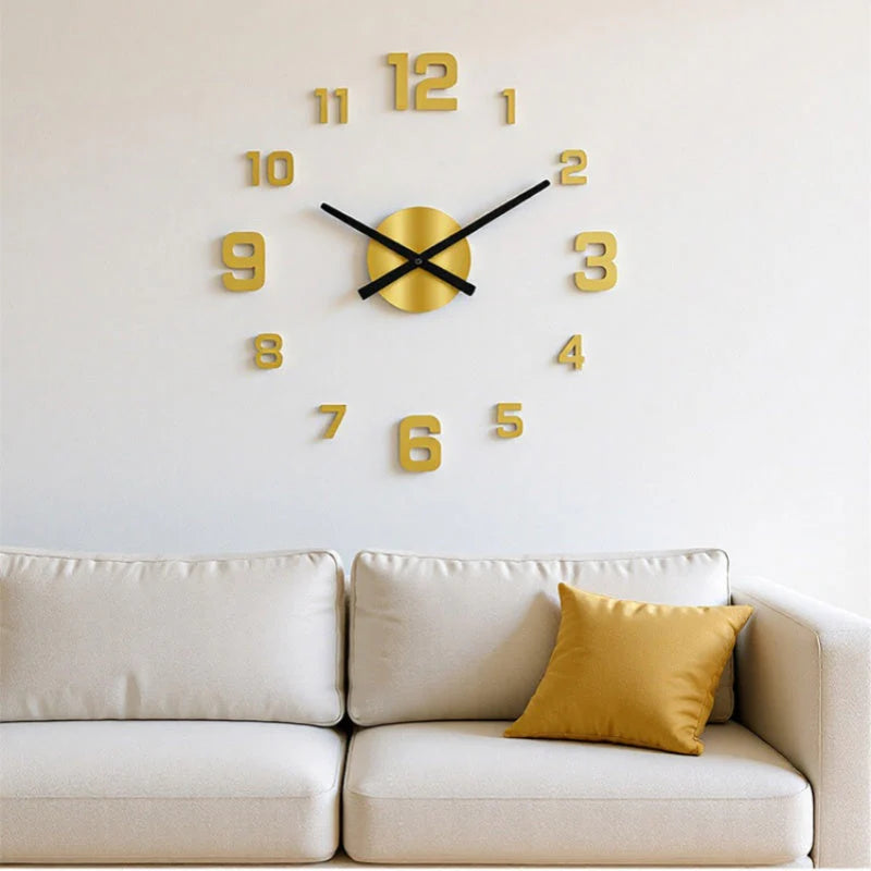 🕐✨3D-s világító akril falióra DIY-készlet