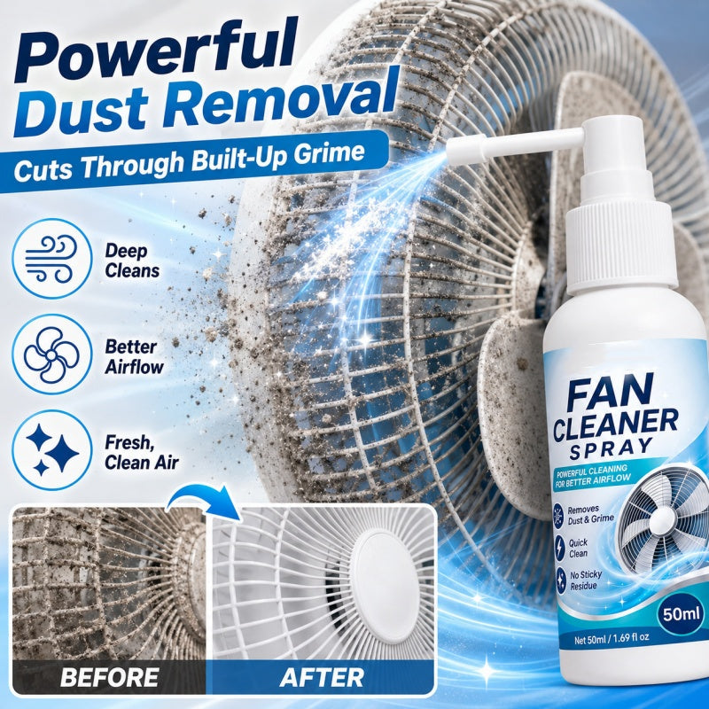 🌬️ Többfunkciós ventilátor-tisztító spray