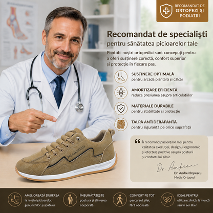 🎁Ultima zi pentru o reducere de 50%--nu ratați!⏰Fabricați din piele de vițel australiană🐂Suport pentru picioare - ameliorează durerea de picioare✅Impermeabili și antiderapanți, confortabili la mers.