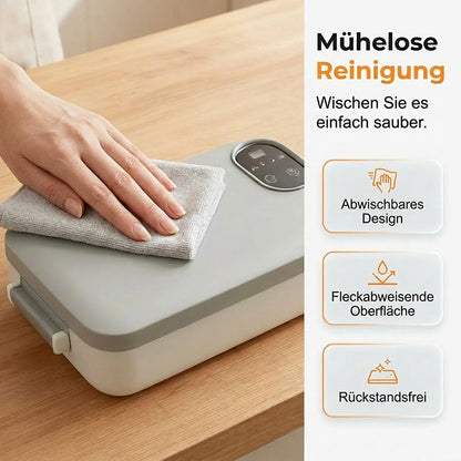 🍱50%-os kedvezmény! ⚡ Hordozható, önmelegítő funkcióval ellátott elektromos ételtartó 🌡️