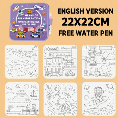 Újrafelhasználható tiszta gyerek rajzfüzet | WATERDRAW