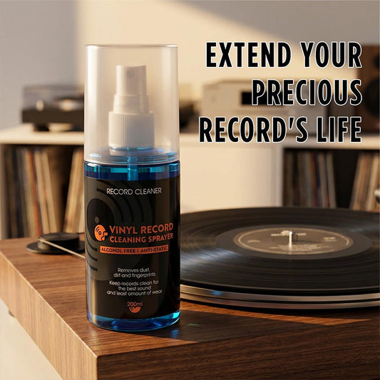 🎵 Kettőt az áráért 💥✨ Antistatikus tisztító spray vinylemezekhez