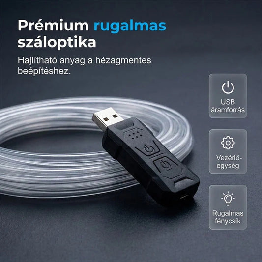 💡🚗 LED-es autó belső világítószalag