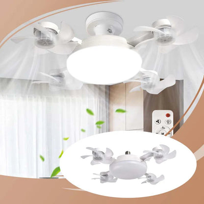 🌀 50% kedvezmény💥 LED-es világítással és távirányítóval ellátott mennyezeti ventilátor