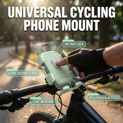 📱🚴 Kerékpáros navigációs funkcióval ellátott mobiltelefon-tartó – 🔒 Teljes körű lengéscsillapítás – Utánvéttel 🌟