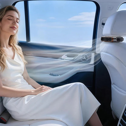 🚗 Frissesség az utazás során – Tölthető autóülés-hűtőventilátor, három sebességfokozat – Utánvéttel is megrendelhető 💨❄️
