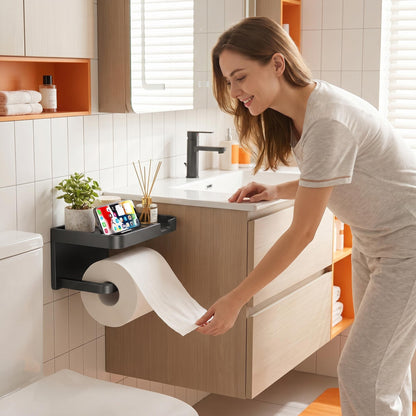 ✨💎Kedvező árú, luxus falra szerelhető WC-papír tartó (fúrás nélkül)🧻🚫🔨