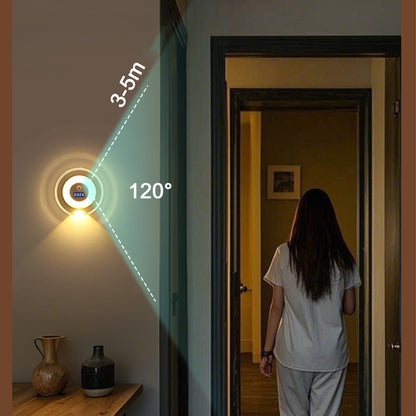 ⌛ Időkorlátozott akció – Mozgásérzékelős intelligens LED-es ébresztőóra és éjszakai lámpa