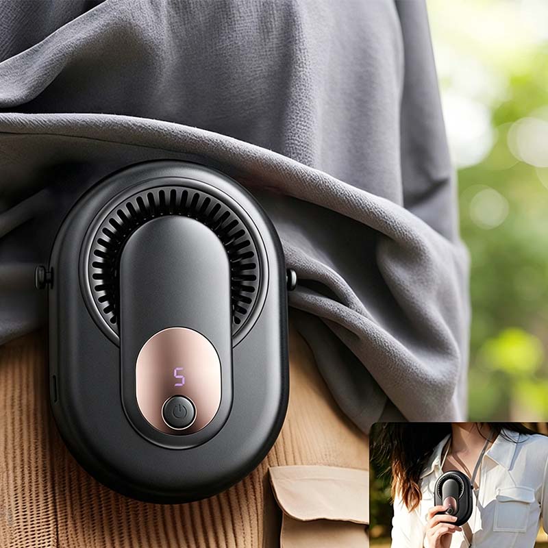 4 az 1-ben hordozható övventilátor digitális kijelzővel | COOLBELT