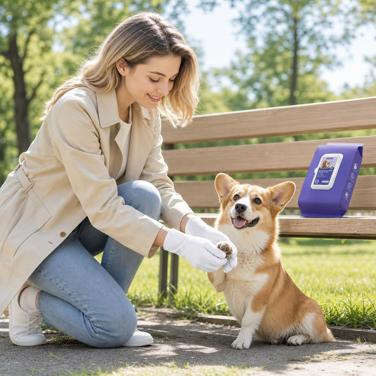 Kisállat gyors tisztító kesztyű | PETCLEAN