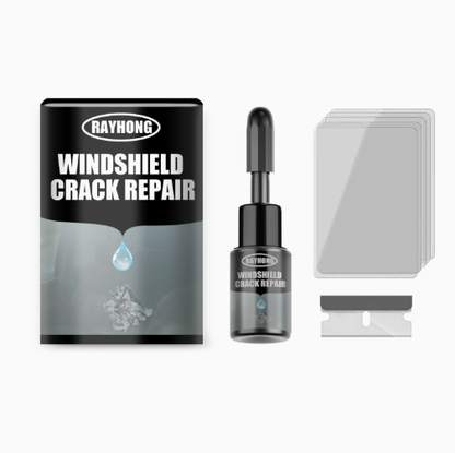Otthoni autóüveg javító szett UV-keményedő gyantával | GLASS REPAIR KIT