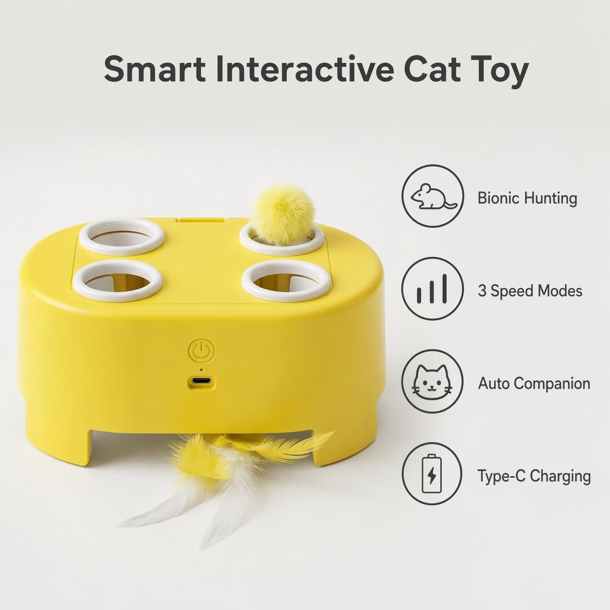 🐭 Intelligens automatikus egérszimuláló macskajáték | CATPLAY