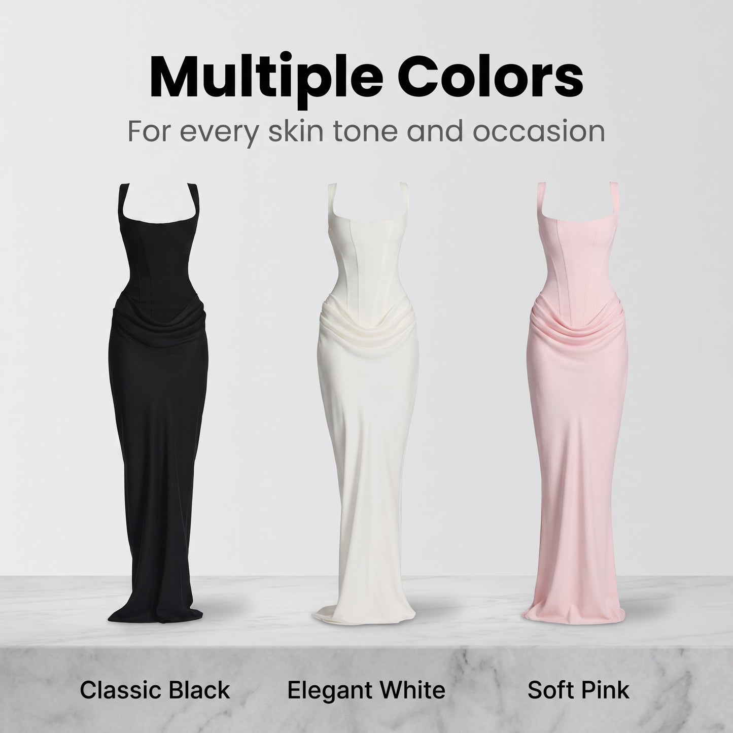 👗 Szexi, vállpánt nélküli ruha – elegáns, vállakat szabadon hagyó fazon, amely kiemeli a vonzó idomokat; randira, buliba és vacsorára egyaránt alkalmas, utánvéttel 💃