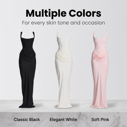 👗 Szexi, vállpánt nélküli ruha – elegáns, vállakat szabadon hagyó fazon, amely kiemeli a vonzó idomokat; randira, buliba és vacsorára egyaránt alkalmas, utánvéttel 💃
