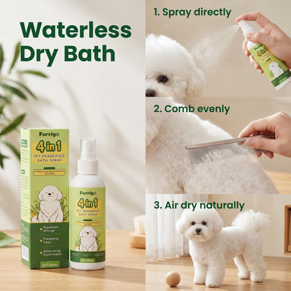 🔥Félárú akció🏷🐾 Természetes állatápoló spray – víz nélkül tisztít, hordozható