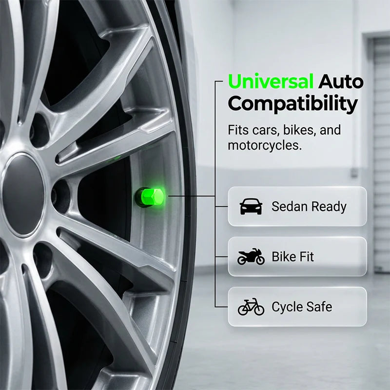 🏍️💡 A 2026-os modellév új, univerzális, világító kerékszelepfedél – éjszaka is jól látható 🛠️