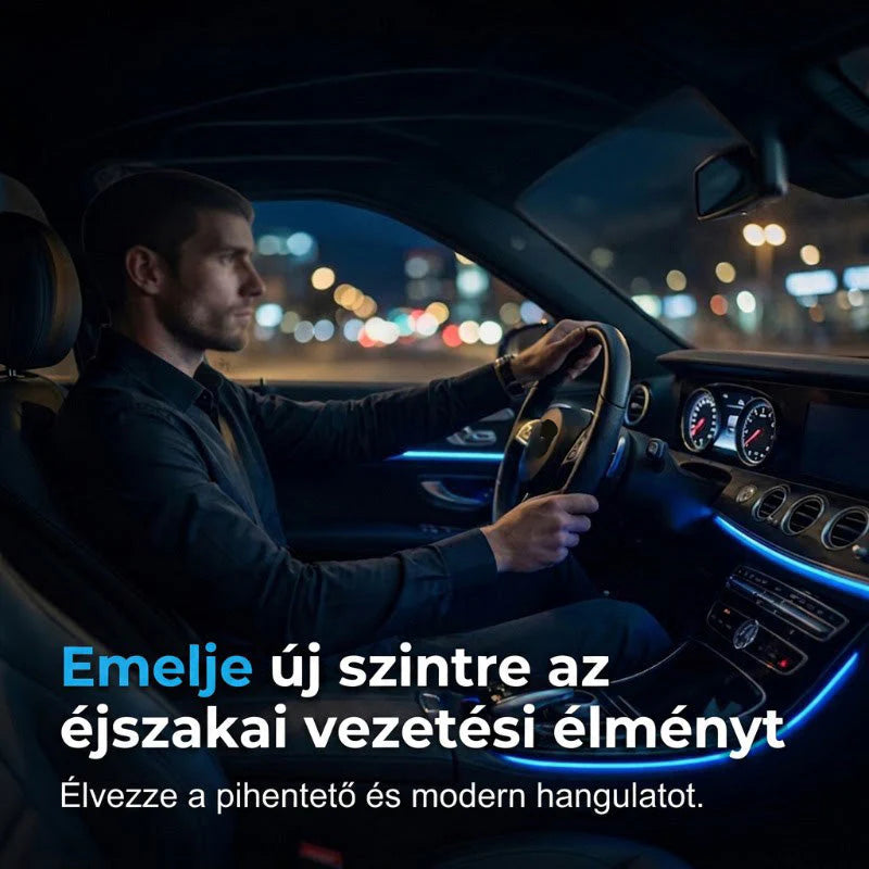 💡🚗 LED-es autó belső világítószalag