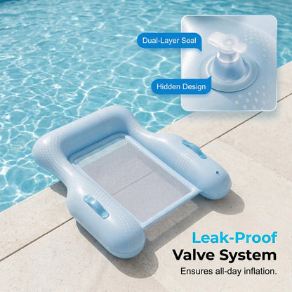🏊‍♀️☁️ Bőrbarát PVC úszóágy💦 Akár medencében, akár a tengerben, ez a tökéletes választás