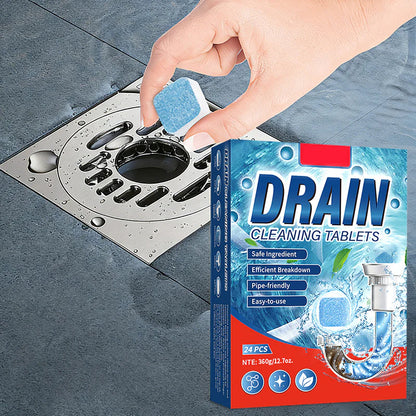 💧 Csőtisztító tabletták – gyors hatásúak, gyorsan feloldják a hajszálakat és a zsíros lerakódásokat, csatornatisztító és szagtalanító hatásúak