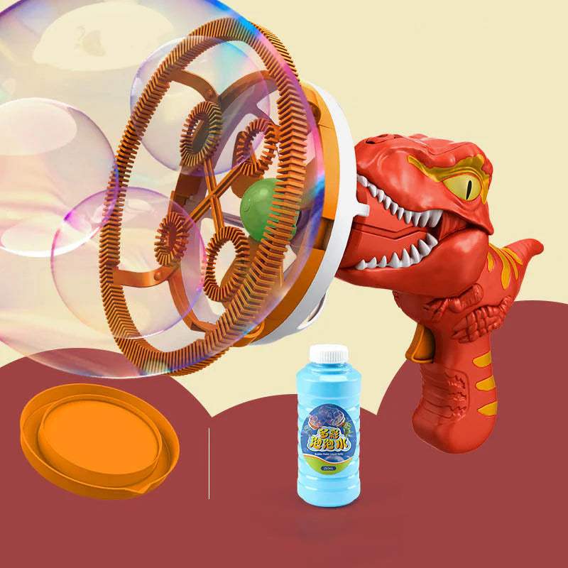 🎁✨ Adj egy különleges ajándékot a gyereknek! Elektromos láncos óriásbuborékfúvó – folyamatos varázslatos élmény, lenyűgöző látványosság 🌿🦖