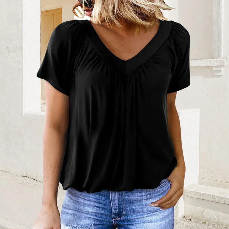 👕Ráncos, hétköznapi, otthoni póló💯