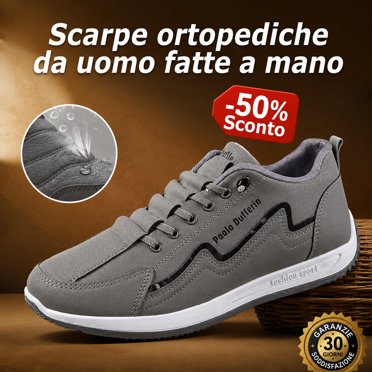 🎁Ultima zi pentru a te bucura de o reducere de 50%, nu o rata! ⏰Fabricați din piele de vițel australiană🐂Suport pentru picioare - ameliorează durerea de picioare✅Impermeabili și antiderapanți, confortabili la mers✅Eleganți și versatili.
