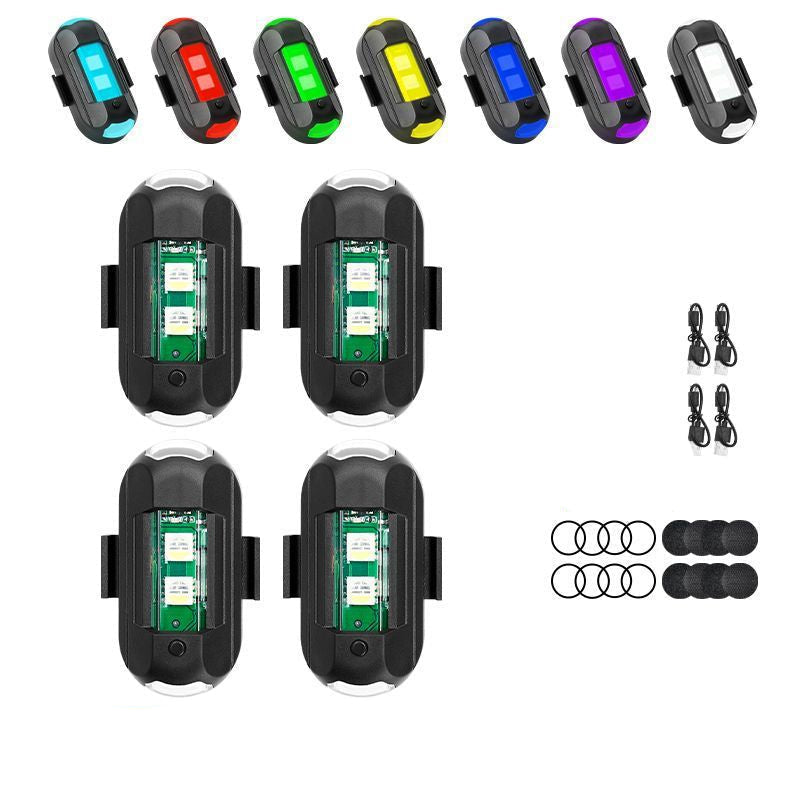 🚗Vezeték nélküli LED villogó fény járművekhez💡