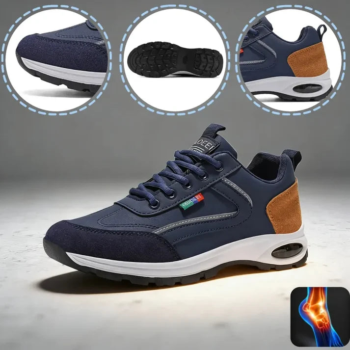 🎁 Ultima zi pentru a beneficia de reducerea de 50%! Nu rata ocazia! ⏰ Scapă de durerile de picioare și de fasciita plantară: încălțăminte ortopedică impermeabilă și antiderapantă.