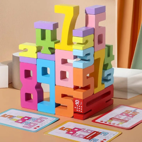 Montessori matematikai fejlesztő fajáték | NUMBLOCK
