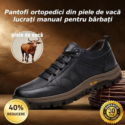 🎁Ultima zi pentru o reducere de 40%, nu ratați!⏰Fabricați din piele de vițel australiană🐂Suport pentru picioare - ameliorează durerea de picioare✅Impermeabili și antiderapanți, confortabili la mers.