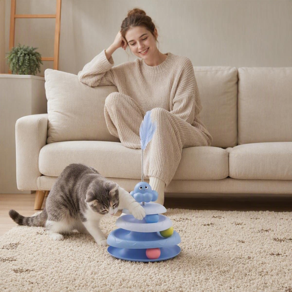 Macska interaktív játék | CAT TOY
