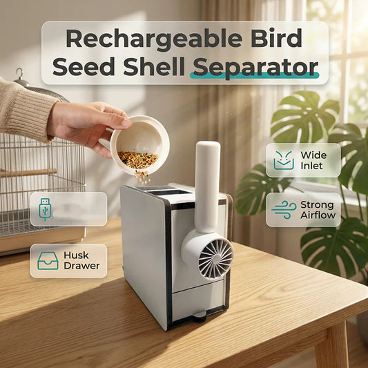 🐦🔋 Újratölthető madáretető-szeparátor – tisztább etetés, kevesebb pazarlás