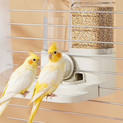 Ketrecbe szerelhető átlátszó madár tápláló készlet | BIRDFEED