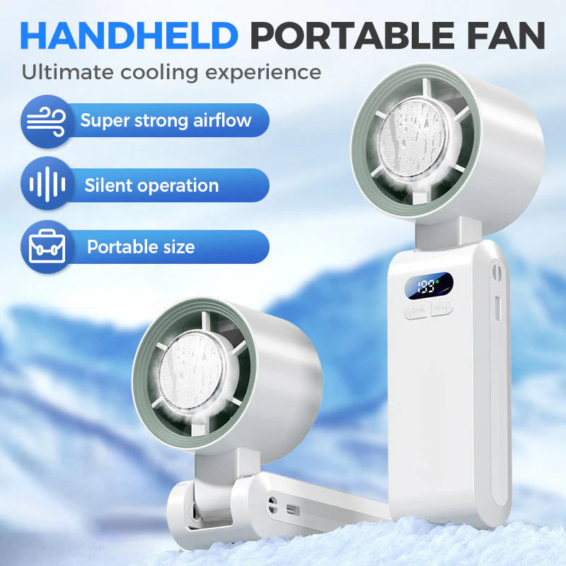 ❄️49% kedvezmény! 💨 Hordozható párásító ventilátor – 3 sebességfokozat, párásításos hűtés – utánvéttel ⚡✅