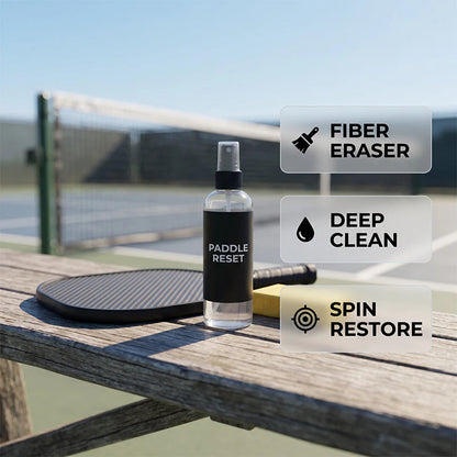 🏓 Hordozható Pickleball-ütő tisztító készlet – ✨Kímélő ütőtisztító spray szivaccsal és törlőkendővel | PICKLECARE 🎾🛡️