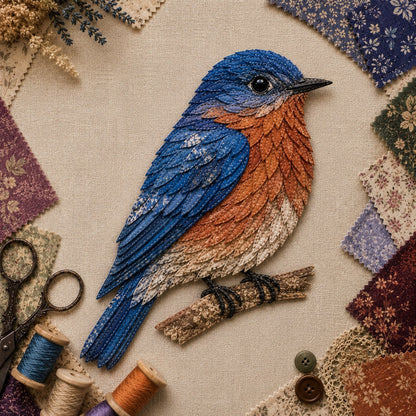 3D Patchwork Madár DIY Készlet - Ajándék | BLEMOR