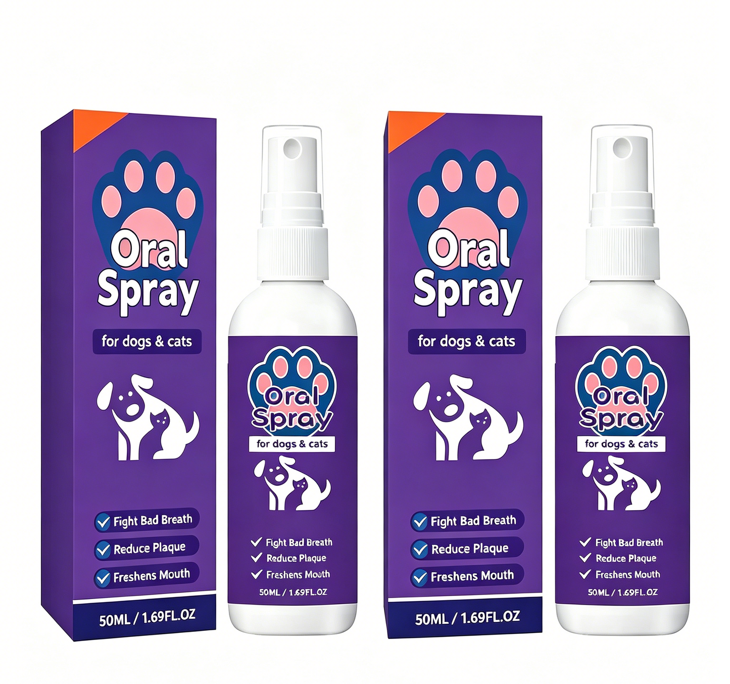 🎁 Vásárlás (összesen 2 darab) ✨ Friss macska és kutya spray