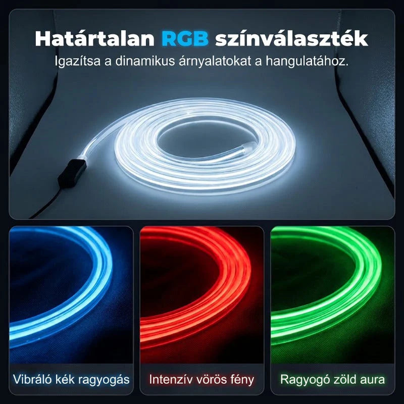 💡🚗 LED-es autó belső világítószalag