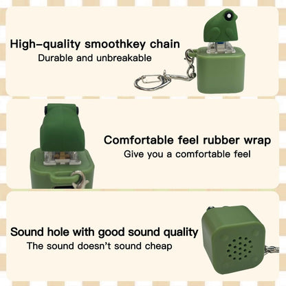 Külső hordozható interaktív béka kulcstartó játék | FIDGET TOY