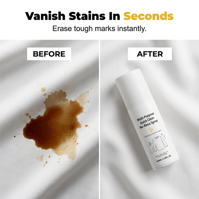 🧴 Többfunkciós gyors tisztító spray – egy spriccelés, egy törlés, víz nélkül, 99,9%-os szennyeződés- és baktériumeltávolítás, többféle felületen használható, utánvéttel