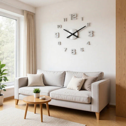🕐✨3D-s világító akril falióra DIY-készlet